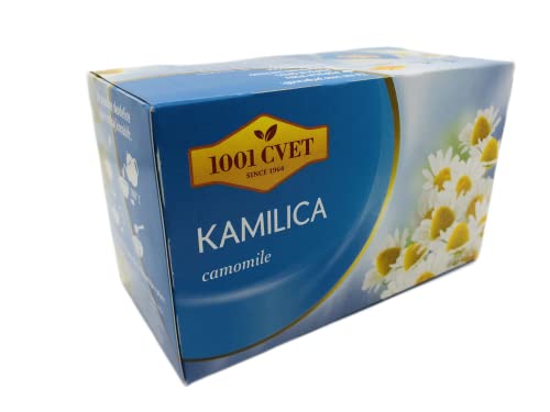 Herbal tea from the mountains of the Alps, chamomile, 4 packs of 20 bags (chamomile tea 80 tea bags).
