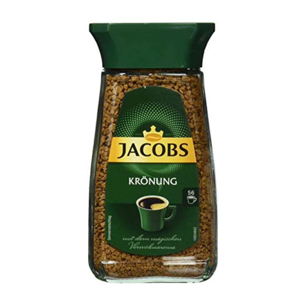 Jacobs Soluble Coffee Coronation, Pack of 6, 6 x 100 g Instant Coffee