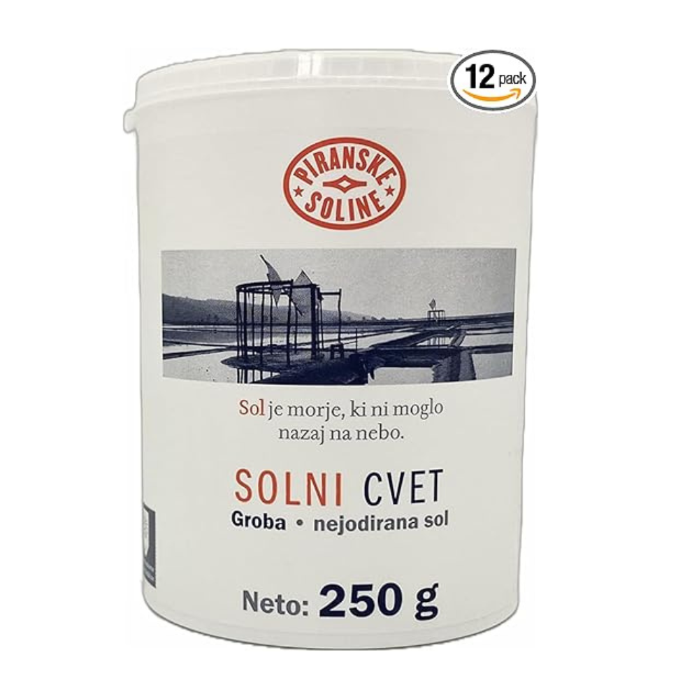 Solni Cvet - Salt Flower 250 g (Protected Designation of Origin) - Pure Organic and Unrefined Sea Salt - Good for Cooking and Table Salt (26 oz) (1)