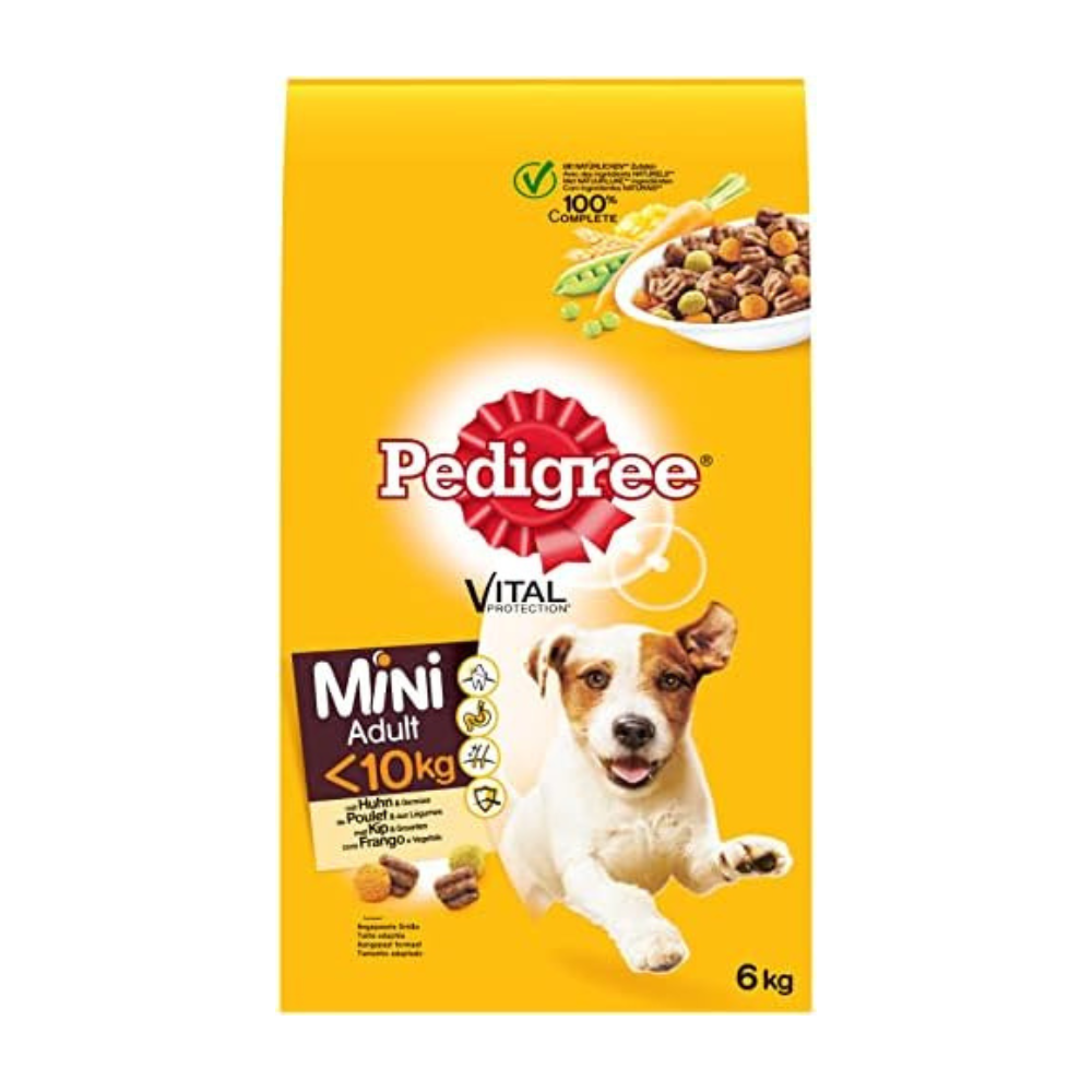Pedigree Dog Food Adult Dry Dog Food Adult Mini Dogs Pack of 1 x 6kg