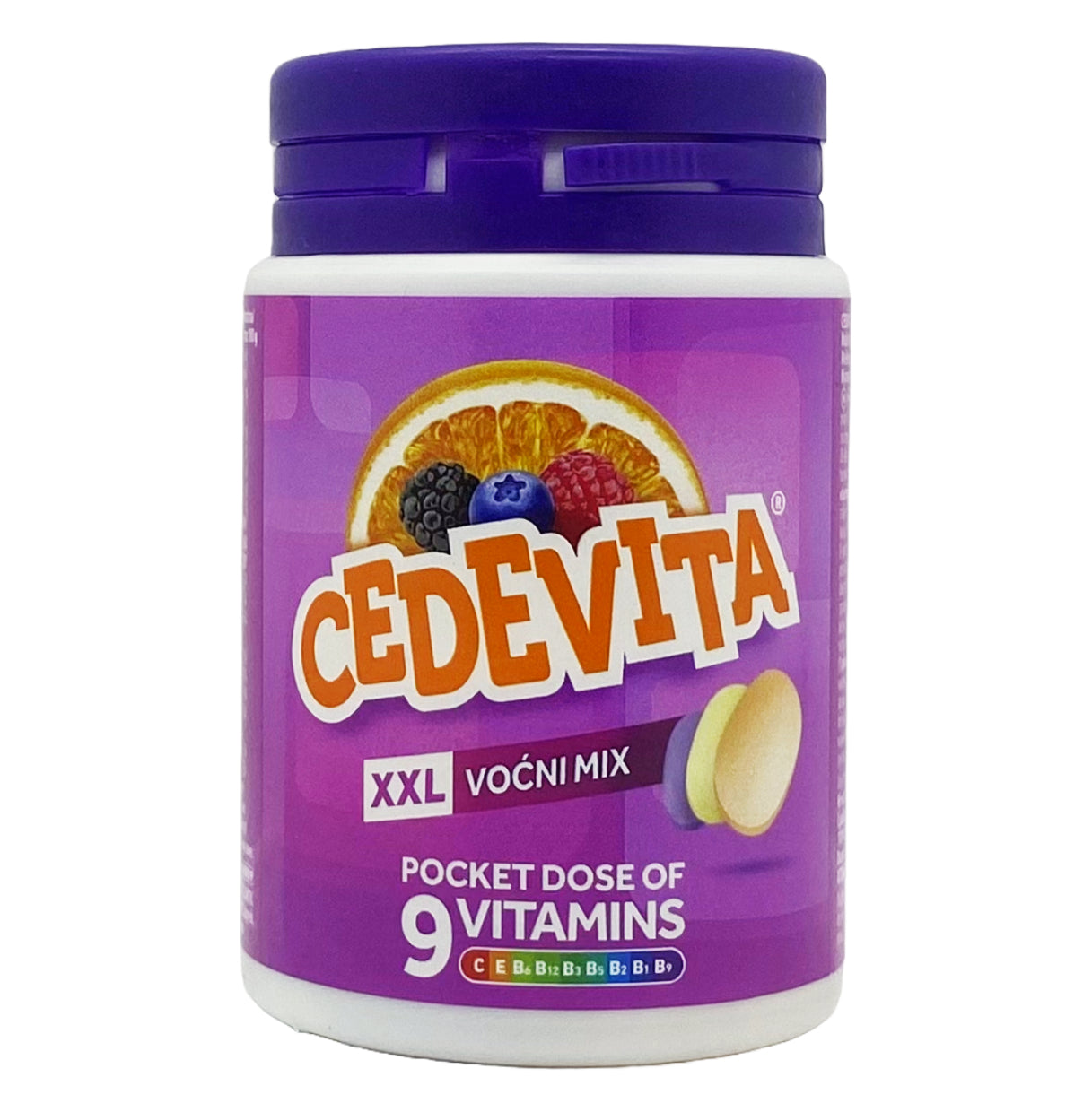 Pack of 15 - 58.5g Cedevita Multivitamin Healthy and Sweet Candies (Gummies)