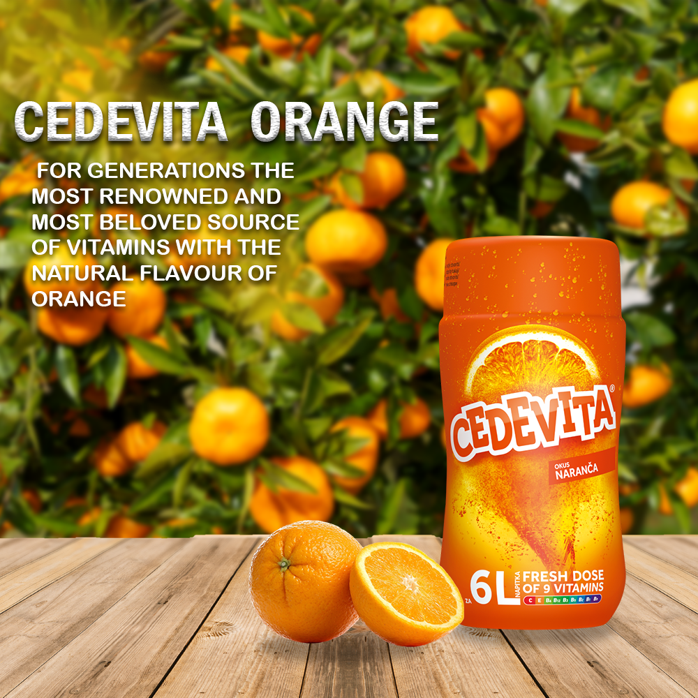 Cedevita Instant 9 Vitamins Drink in Granules (for 6 litres of Drink)