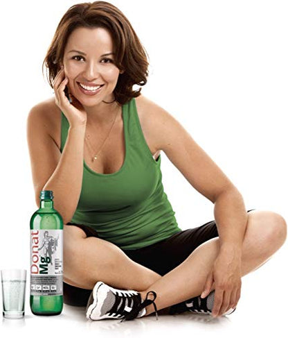 Natural Magnesium Water Spicy - 1000 mg Magnesium/1 L - 6 x 1 L - Clinically Tested - BPA Free PET1 Recyclable Bottle