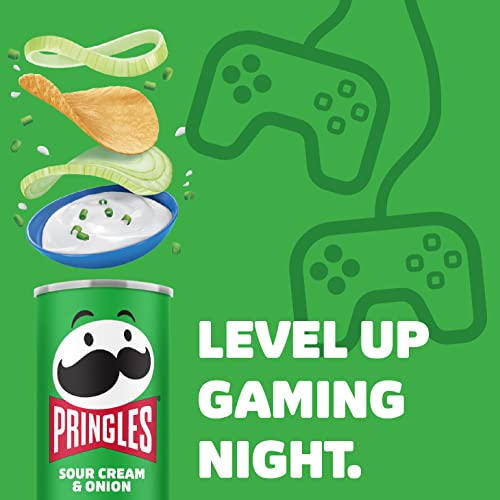 Pringles Sour Cream & Onion | Sourcream Chips | Pack of 19 (19 x 165 g)
