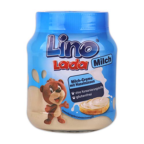 Podravka Lino Lada Milk Hazelnut Cream, Fine Hazelnut and Milk Spread (1 x 400 g)