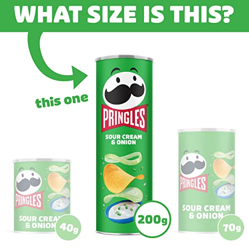 Pringles Sour Cream & Onion | Sourcream Chips | Pack of 19 (19 x 165 g)