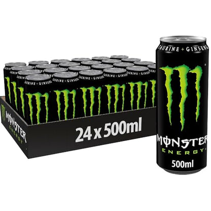 Monster Green Disposable Tins Pack of 24 (24 x 500 ml)