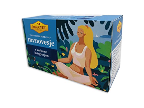 Herbal Tea from the Mountains of the Alps - 4 Packs of 20 Bags (80 Tea Bags) (Balance Tea 80 Bags)