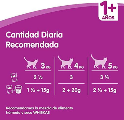 Whiskas Wet Cat Food Selection of Meat in Sauce Multipack (13 x 4 Bags x 100g)