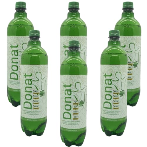 Rogaska Donat Mg Mineral Water with Deposit 1 Litre Bottle Pack of 6