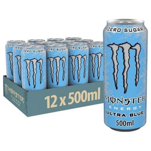Monster Energy Ultra 12 x 500 ml Blue