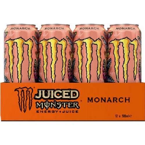 Monster Energy Monarch mit Saft, 12 x 500 ml, Monarch