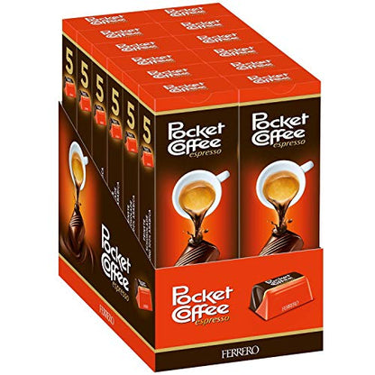 Ferrero Pocket Coffee (Pack of 12 x 62 g)