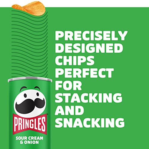 Pringles Sour Cream & Onion | Sourcream Chips | Pack of 19 (19 x 165 g)