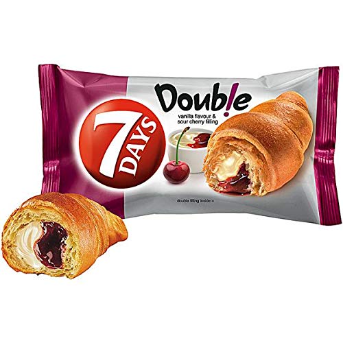 7 Days Croissant Vanilla Sour Cherry Pack of 20 (20 x 60 g)