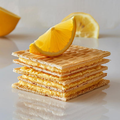 NAPOLITANKE KRAS Premium Waffles - Premium Waffle Biscuits with Delicious Milk, Chocolate Cream, Hazelnut, Lemon and Orange Fillings - Various Sizes (420 g Chocolate & Cream, 4 Pieces)