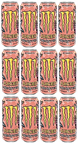 Monarch Monarch 12 Cans 0.5 L Including Disposable Deposit Energy + Juice