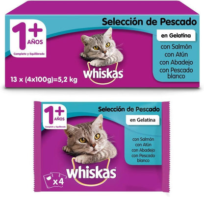 Mars ESPAÑA Bags for Cats from 1 Year Old, Fish Selection [Pack of 13]