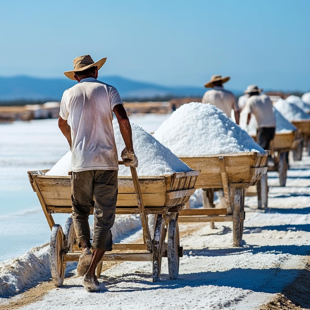 Solni Cvet - Fleur de Sel 250g (Protected Designation of Origin) - Pure Organic and Unrefined Sea Salt - Good for Cooking and Table Salt (Pack of 12)