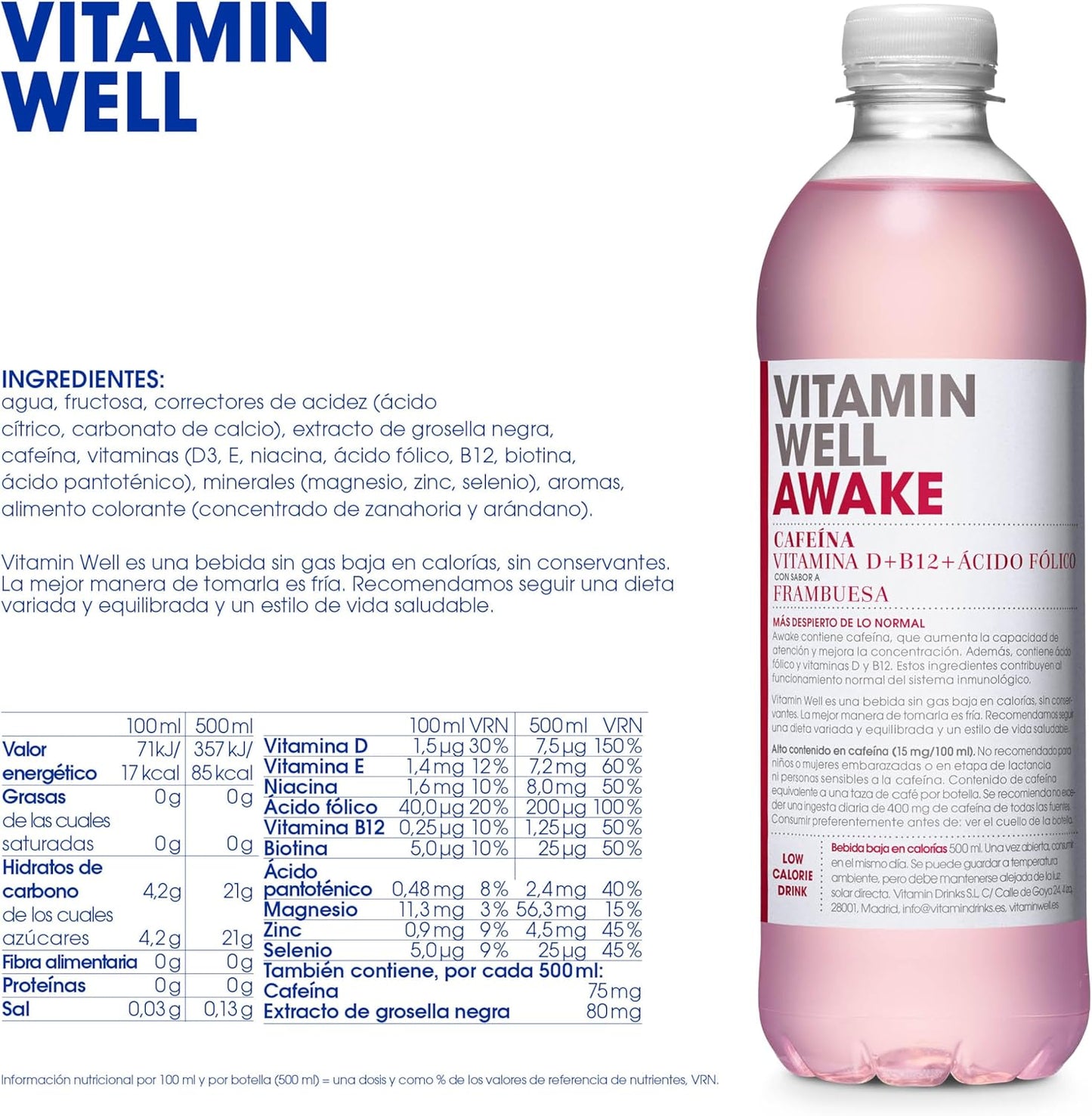 AWAKE 12 bottles by 500 ml