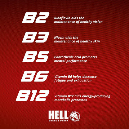 Hell Energy Drink 24 cans each 250 ml including deposit