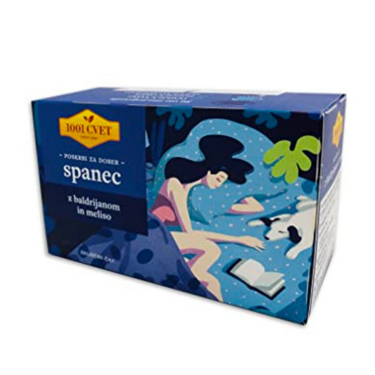 Herbal Tea from the Mountains of the Alps - 4 Packs of 20 Bags (80 Tea Bags) (Sleep Tea 80 Bags)
