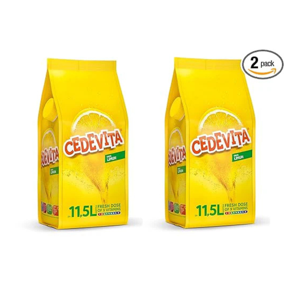 Cedevita Lemon 2 x 900 g Limun Shower Powder Makes 23 L Juice Alcohol-free from Croatia