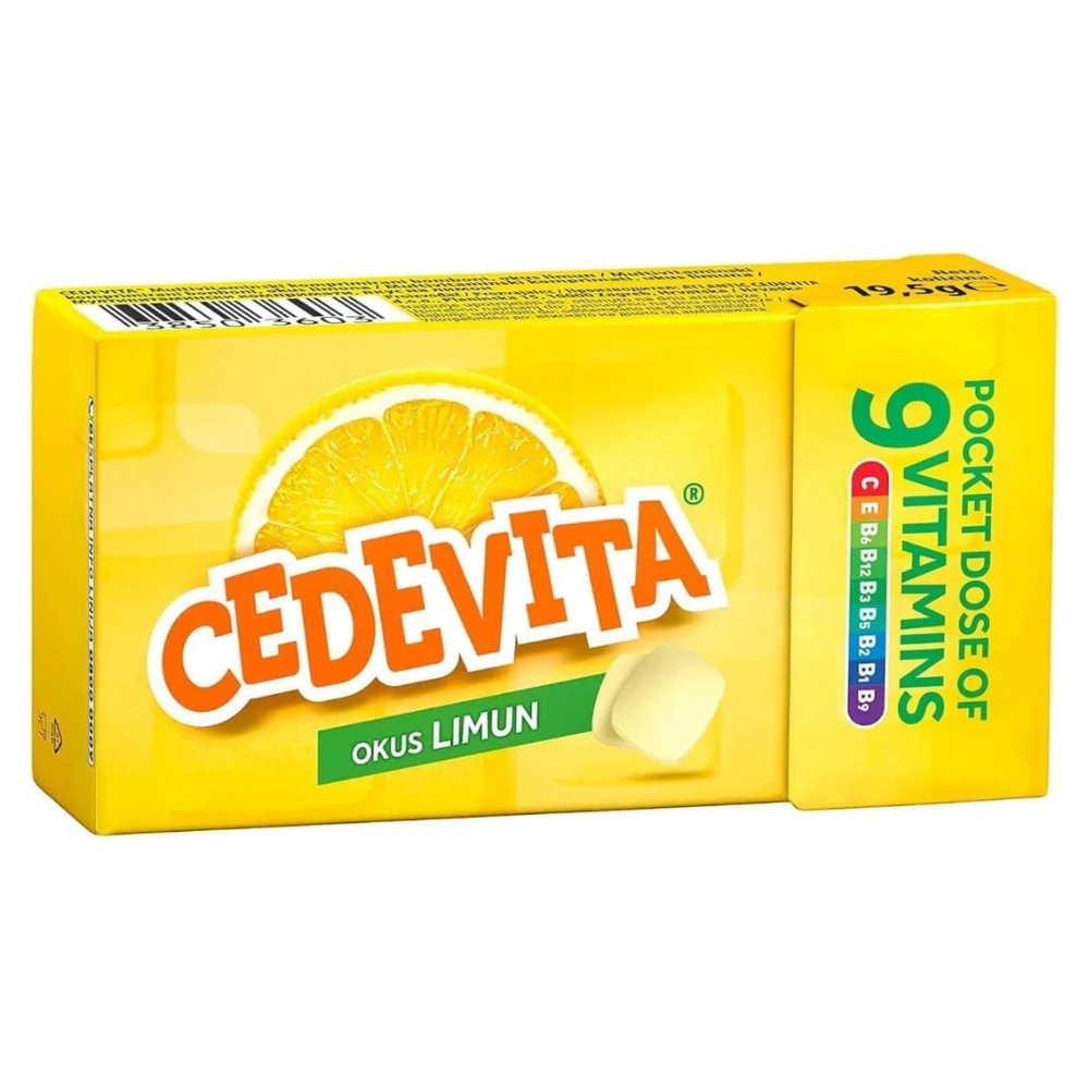 8 pieces - Cedevita Multivitamin Healthy and Sweet Candies (Lemon)