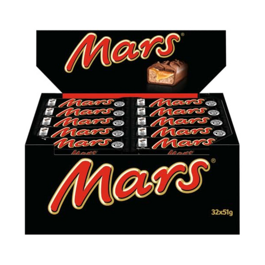 Mars Classic Single, Pack of 32 (32 x 51 g)