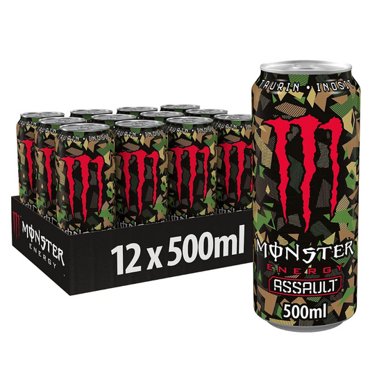 Monster Energy Assault, 500 ml, 12 pieces
