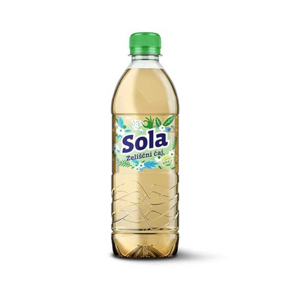 SOLA the real taste - Made with real ingredients and with pressed flavor (peach, 0.5 L) (herbal tea, 0.5 L)