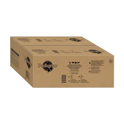 Pedigree Adult Dog Food Vital Protection, 84 Portion Bags, 84 x 100 g (1 Bulk Pack) – Wet Dog Food in Sauce with Chicken, Beef, Lamb and Turkey