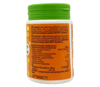 15-Pack Cedevita Multivitamin Healthy and Sweet Candies (Orange Pot)