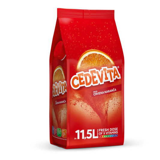 Cedevita Red Orange 9 Vitamins Makes 11.5 L