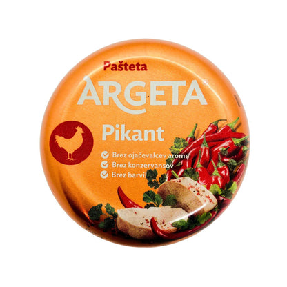 Argeta Pate Free of preservatives in Jars (Picant Pate 14 Jars by 95 gr.)