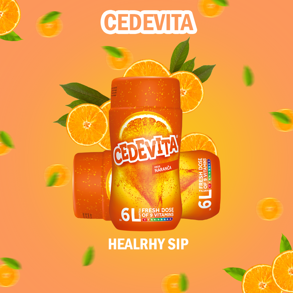 Cedevita Instant 9 Vitamins Drink in Granules (for 6 litres of Drink)