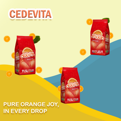 Cedevita Red Orange 9 Vitamins Makes 11.5 L